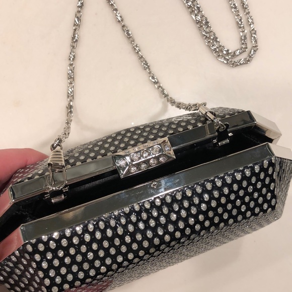 Geometric Glitter Glamour Clutch - Picture 3 of 4